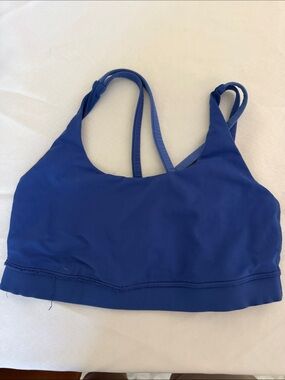 Women's Strappy Sports Bralette - Deep Blue